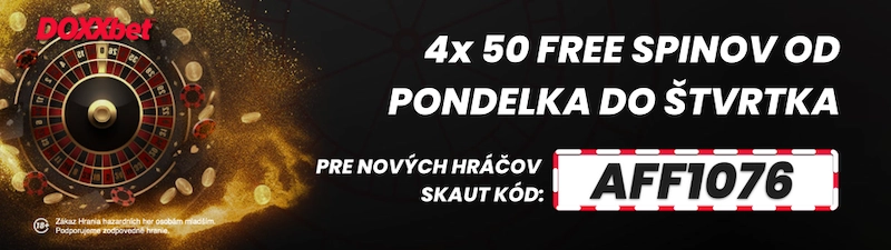 Doxxbet free spiny počas Spinmánie