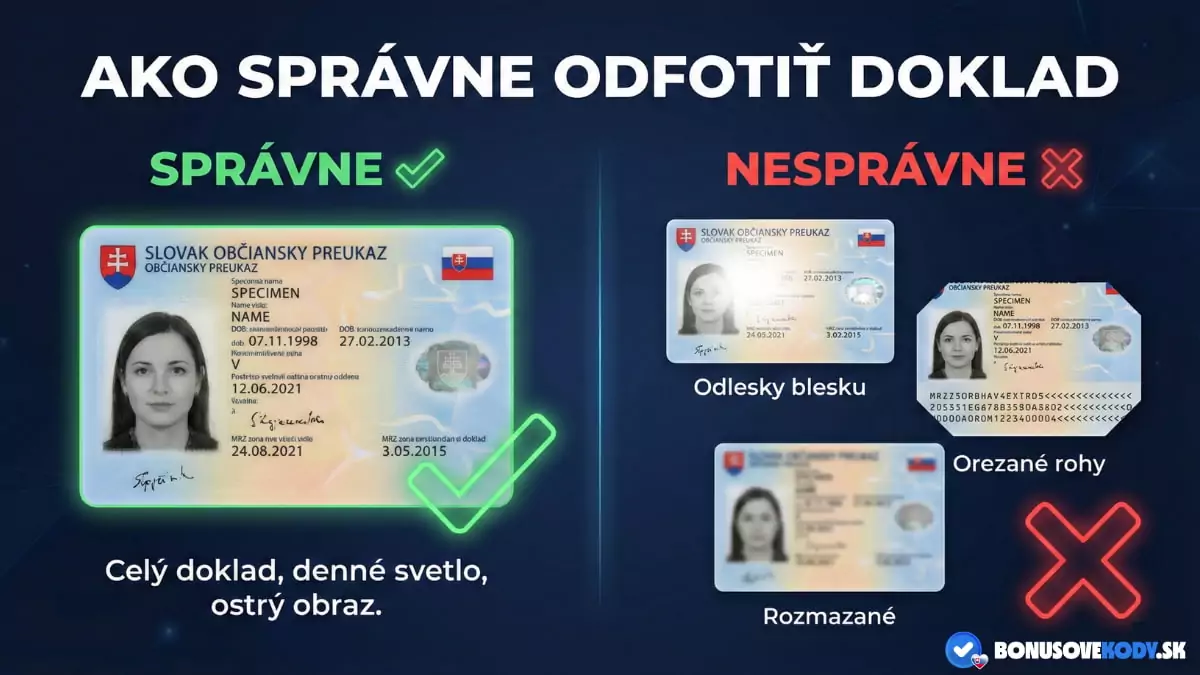 Ako správne odfotiť doklad