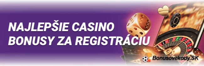 Casino bonus za registráciu