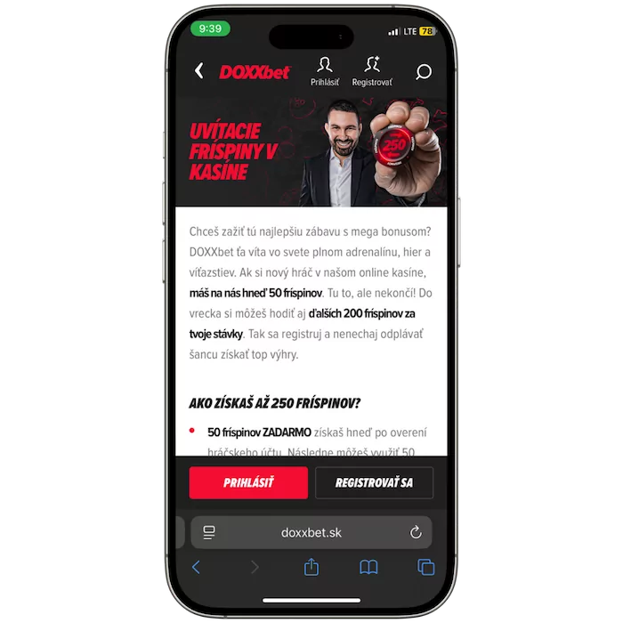 Doxxbet casino bonus za vklad