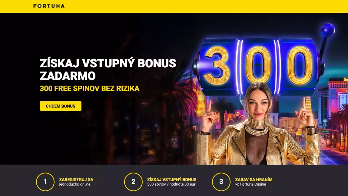 Fortuna casino bonus 300 spinov