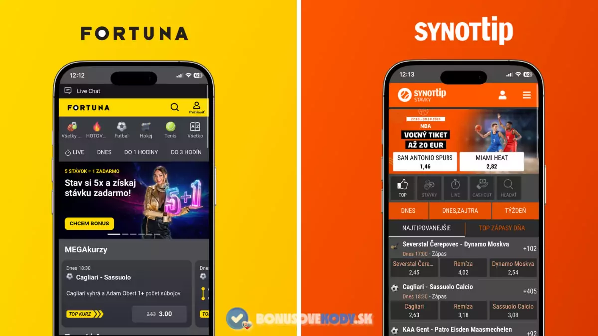 Fortuna bonus vs Synottip bonus