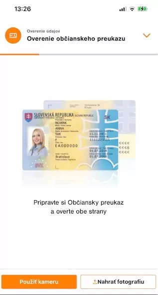 Nike overenie občianského preukazu