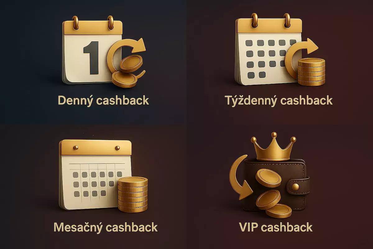Typy cashback bonusov