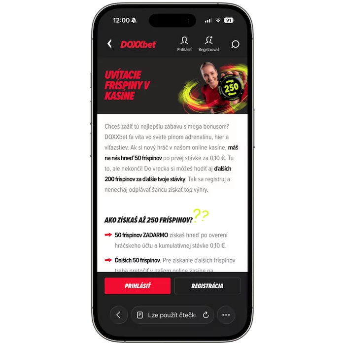 Doxxbet casino bonus za vklad