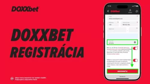 DOXXbet registrácia 2025 ✔️ overenie účtu + prihlásenie