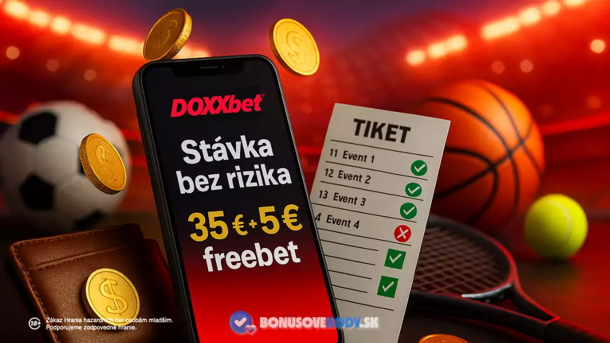 Doxxbet stávka bez rizika a freebet