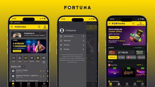 Fortuna mobilná aplikácia