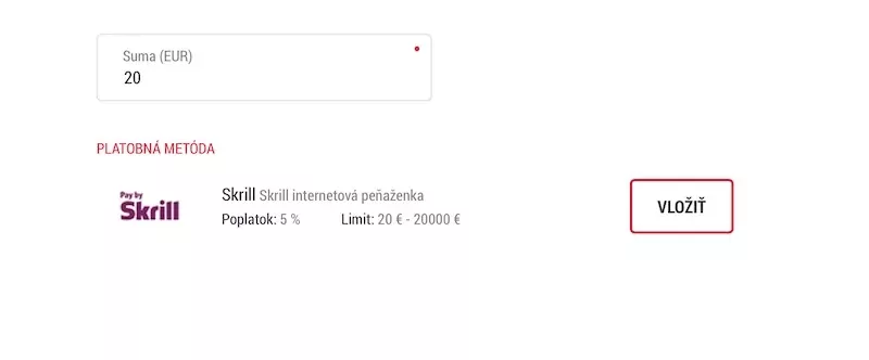 Platba Skrill