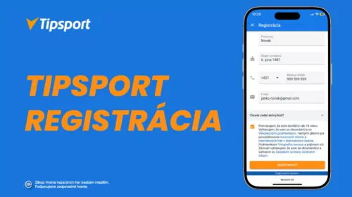 Tipsport registrácia, overenie a prihlásenie v roku 2025